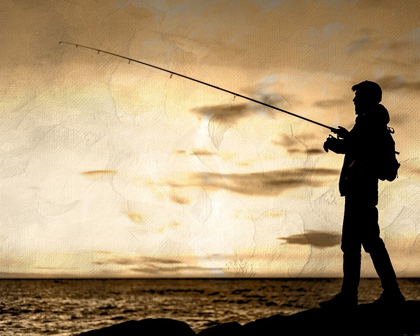 Picture of FISHING SILHOUETTE