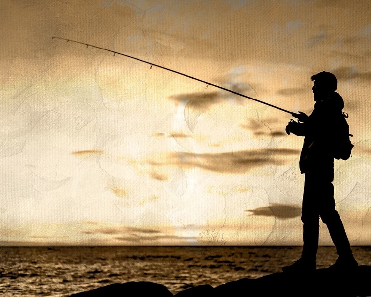 Picture of FISHING SILHOUETTE