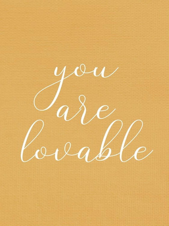 Picture of YOU ARE LOVABLE