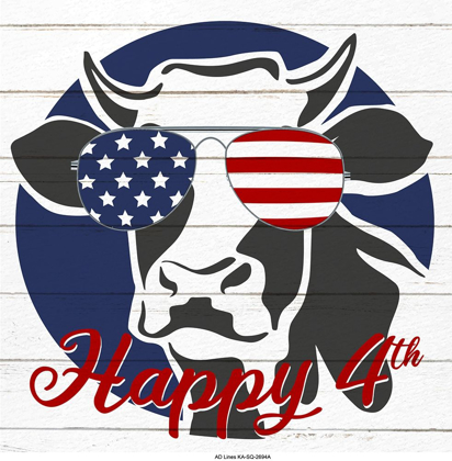 Picture of HAPPY 4TH COW