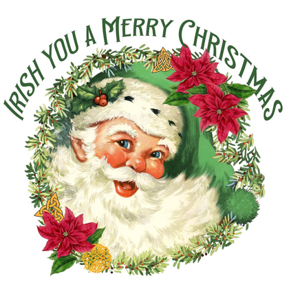 Picture of GREEN SANTA MERRY CHRISTMAS