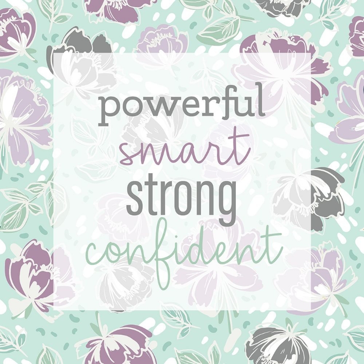 Picture of LILAC FLORALS PATTERN WORDS