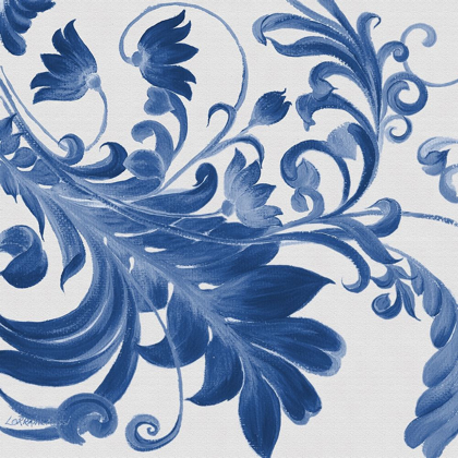 Picture of ELEGANT BLUE FLOURISH 1