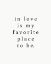 Picture of IN LOVE FAVE PLACE