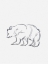 Picture of CABIN MINIMAL BEAR SKETCH