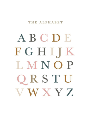 Picture of ALPHABET FALL GEMS