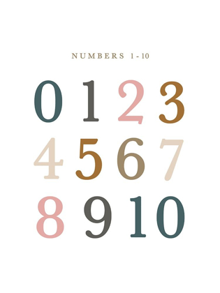 Picture of NUMBERS FALL GEMS