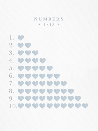 Picture of NUMBERS 1-10 BLUE