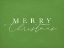 Picture of MERRY CHRISTMAS GREEN