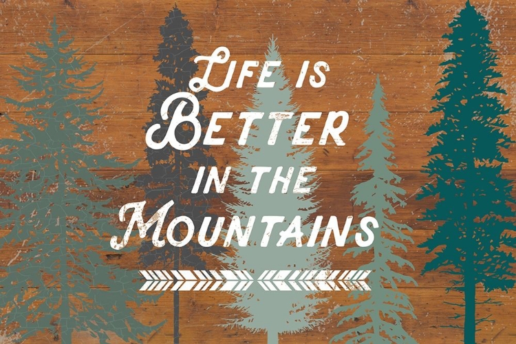 Picture of LIFE IS BETTER IN THE MOUNTAINS