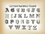 Picture of VINTAGE ALPHABET