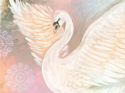 Picture of PASTEL SWAN WITH MANDALA
