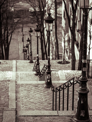 Picture of THE FAMOUS STAIRCASE IN MONTMARTRE-PARIS-FRANCE