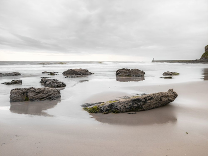 Picture of ROCKS ON A SANDY BEACH