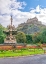 Picture of THE ROSS FOUNTAIN AND EDINBURGH CASTLE-SCOTLAND