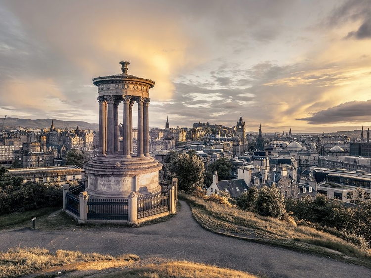 Picture of A VIEW FROM CARLTON HILL-EDINBURGH-SCOTLAND