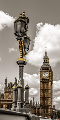 Picture of STREET LAMP WITH BIG BEN IN BACKGROUND-LONDON-UK