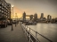 Picture of LONDON RIVERSIDE PROMENADE WITH TOWER BRIDGE