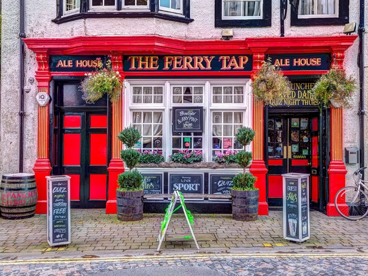 Picture of STREET CAFE IN SOUTH QUEENSFERRY-SCOTLAND