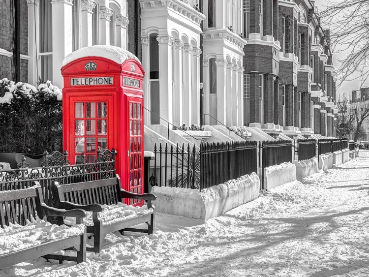 Picture of MAIDA VALE IN SNOW-LONDON