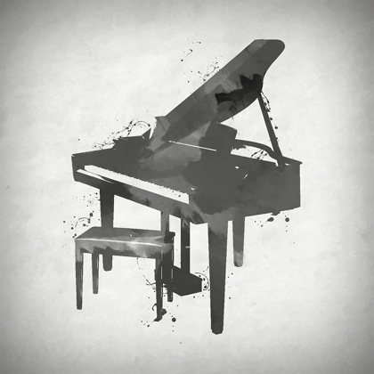 Picture of BLACK AND WHITE PIANO