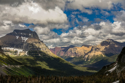 Picture of SUMMER VIEW FROM LOGAN PASS-GLACIER NATIONAL PARK-MONTANA