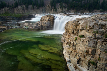 Picture of KOOTENAI FALLS-MONTANA-A SERIES OF CASCADES ON THE KOOTENAI RIVER