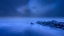 Picture of NEW JERSEY-CAPE MAY NATIONAL SEASHORE FOGGY SUNRISE ON WATER AND ROCKS 
