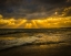 Picture of NEW JERSEY-CAPE MAY NATIONAL SEASHORE SUNSET ON OCEAN SHORE 