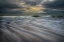 Picture of NEW JERSEY-CAPE MAY NATIONAL SEASHORE OCEAN WAVES ON BEACH AT SUNSET 