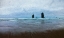Picture of OREGON-CANNON BEACH ABSTRACT OF THE NEEDLES SEA STACKS AND OCEAN