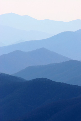 Picture of VIEW OF SMOKY MOUNTAIN RANGE FROM CLINGMANS DOME