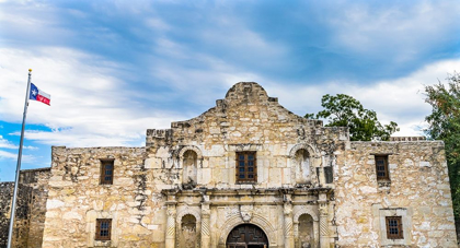 Picture of ALAMO MISSION-SAN ANTONIO-TEXAS SITE 1836 BATTLE BETWEEN TEXAS PATRIOTS AND MEXICAN ARMY