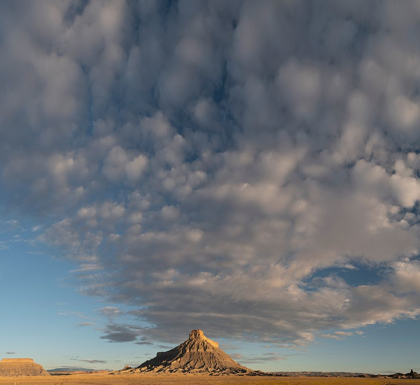 Picture of UTAH EARLY MORNING CLOUDS AT FACTORY BUTTE-UPPER BLUE HILLS