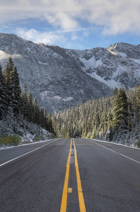 Picture of NORTH CASCADES HIGHWAY AT RAINY PASS-WASHINGTON STATE