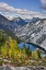 Picture of LAKE ANN AND GOLDEN LARCHES AFTER AUTUMN SNOWFALL NORTH CASCADES-WASHINGTON STATE