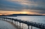 Picture of TAYLOR DOCK BOARDWALK AT SUNSET-BOULEVARD PARK-BELLINGHAM-WASHINGTON STATE