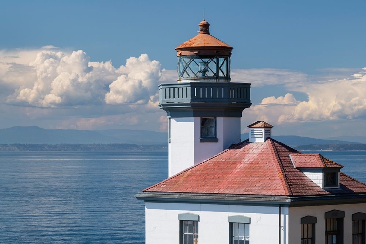 Picture of LIME KILN LIGHTHOUSE-LIME KILN POINT STATE PARK-SAN JUAN ISLAND-WASHINGTON STATE