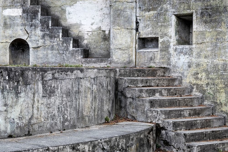 Picture of WASHINGTON STATE-PORT TOWNSEND CONCRETE STEPS AND WALLS OF FORT 