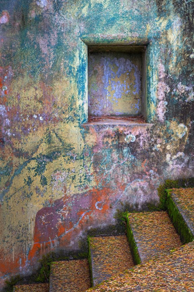 Picture of WASHINGTON STATE-PORT TOWNSEND-FORT WORDEN STATE PARK PAINTED WALLS AND STAIRWAY 