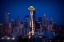 Picture of WASHINGTON STATE ABSTRACT OF DOWNTOWN AND SPACE NEEDLE