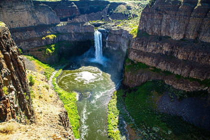 Picture of PALOUSE FALLS STATE PARK-FRANKLIN AND WHITMAN COUNTIES-WASHINGTON STATE-WATERFALL LANDSCAPE