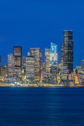 Picture of WASHINGTON STATE-SEATTLE SKYLINE AT TWILIGHT