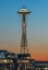 Picture of WASHINGTON STATE-SEATTLE SPACE NEEDLE AT SUNSET
