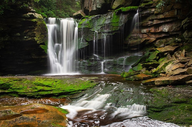 Picture of FIRST OR UPPER EKALAKA FALLS-BLACKWATER FALLS STATE PARK-WEST VIRGINIA