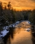 Picture of WEST VIRGINIA-BLACKWATER FALLS SUNSET ON BLACKWATER RIVER LANDSCAPE 