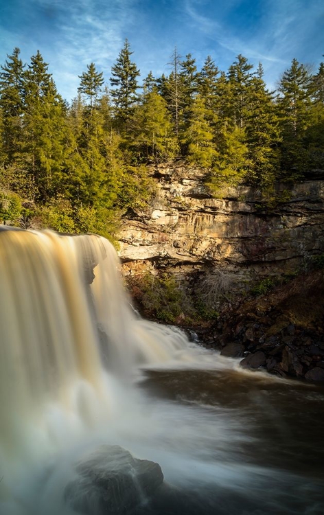 Picture of WEST VIRGINIA-BLACKWATER FALLS WATERFALL LANDSCAPE IN WINTER 