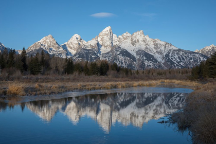 Picture of GRAND TETONS-LATE AUTUMN
