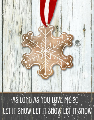 Picture of GINGERBREAD SNOWFLAKE