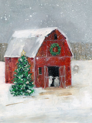 Picture of CHRISTMAS ON THE FARM I